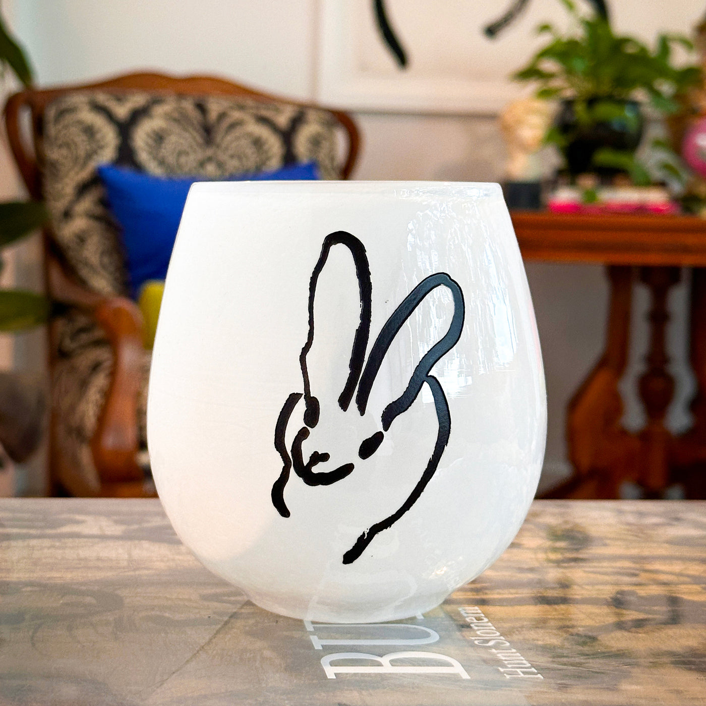 Glow Bunny: White & Black