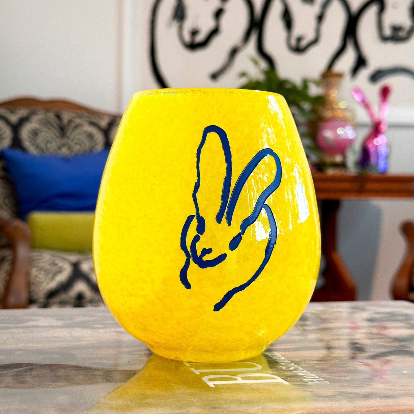 Glow Bunny: Yellow & Blue