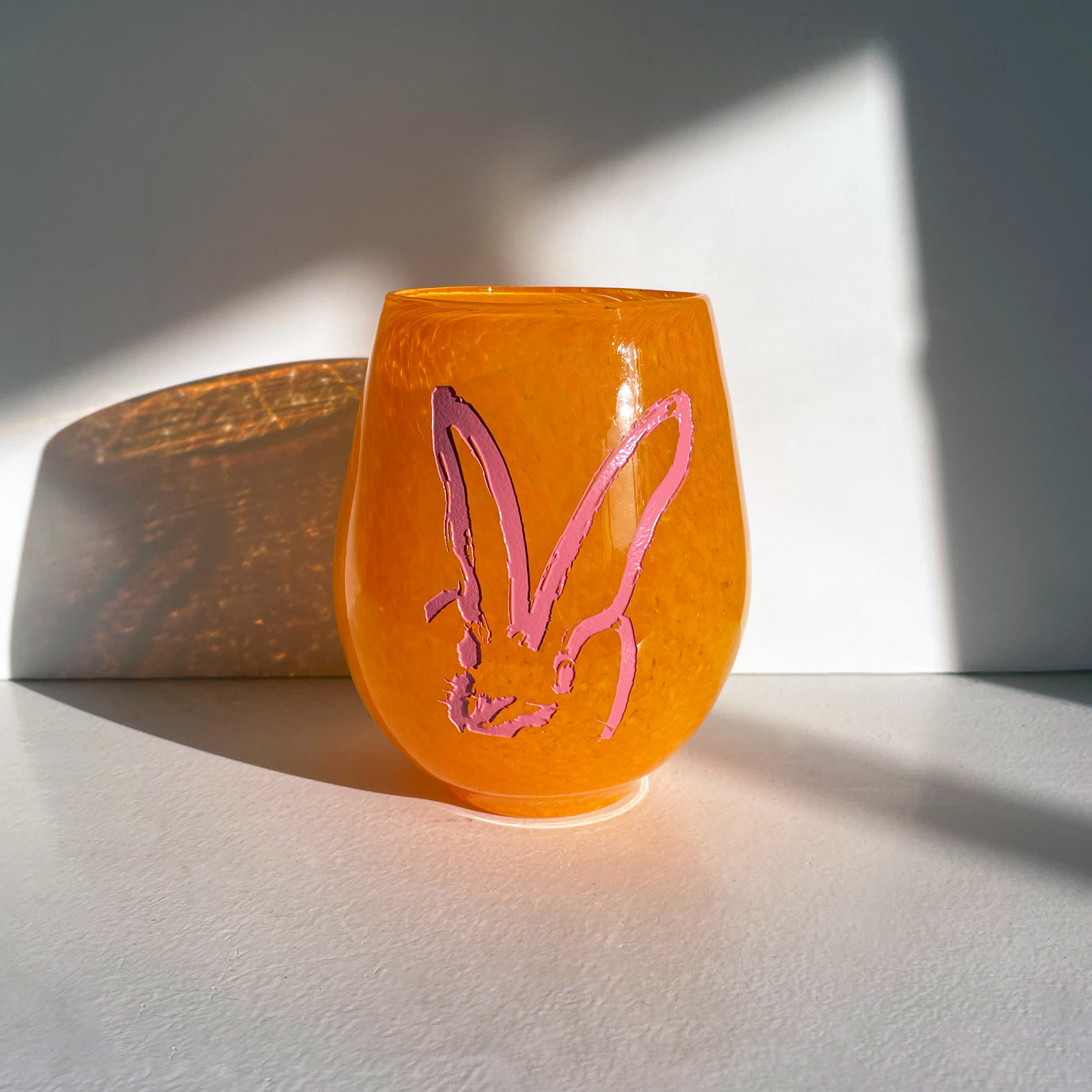 Hunt Slonem Limited Edition Glow Bunny Votive